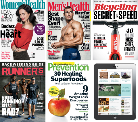 With 93 editions in 64 countries, Rodale publishes the largest, most established health and wellness lifestyle brands. (Photo: Business Wire)