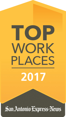 San Antonio Express-News 2017 Top Workplaces (Graphic: Business Wire)