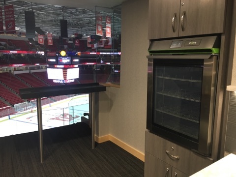 Phononic’s food and beverage refrigerator installed at PNC Arena, a premier sports and entertainment venue in Raleigh, NC. (Photo: Business Wire)