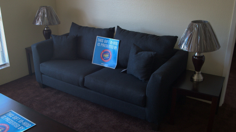 Rent-A-Center donates furniture to furnish 44 apartments in Houston. (Photo: Business Wire)