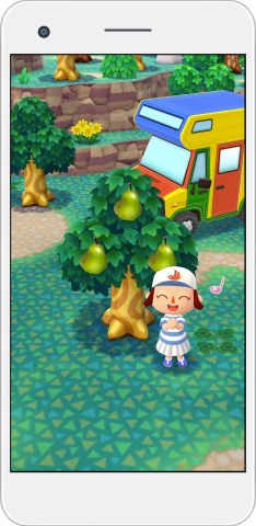 In the first Animal Crossing game for mobile devices, you can interact with animal friends, craft furniture items and gather resources while managing a campsite. (Graphic: Business Wire)