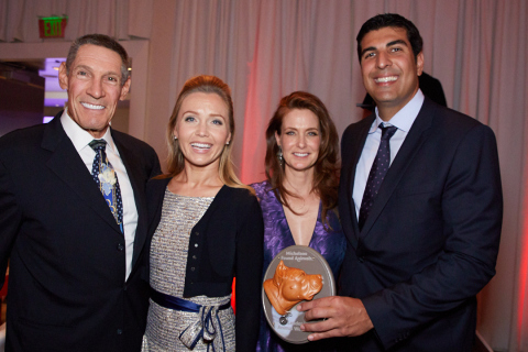 From left to right: Dr. Gary Michelson and wife, Alya Michelson, Aimee Gilbreath, Executive Director of Michelson Found Animals, and Assemblyman Matt Debabneh. (Photo: Business Wire)
