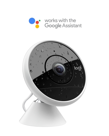 Logitech Circle 2 home security cameras now work with the Google Assistant (Photo: Business Wire)