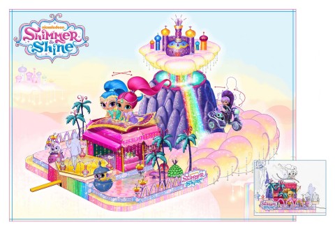 Shimmer and Shine float for the 91st Annual Macy's Thanksgiving Day Parade (Graphic: Business Wire)