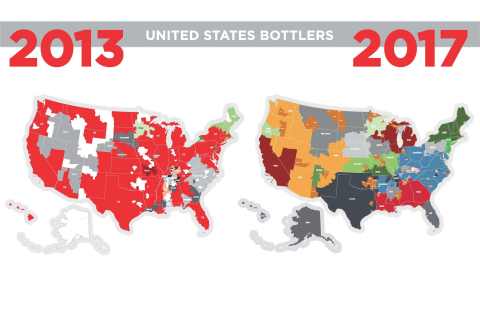 Coca-Cola’s U.S. bottling business has transformed from a largely company-owned system in 2013 to on ... 