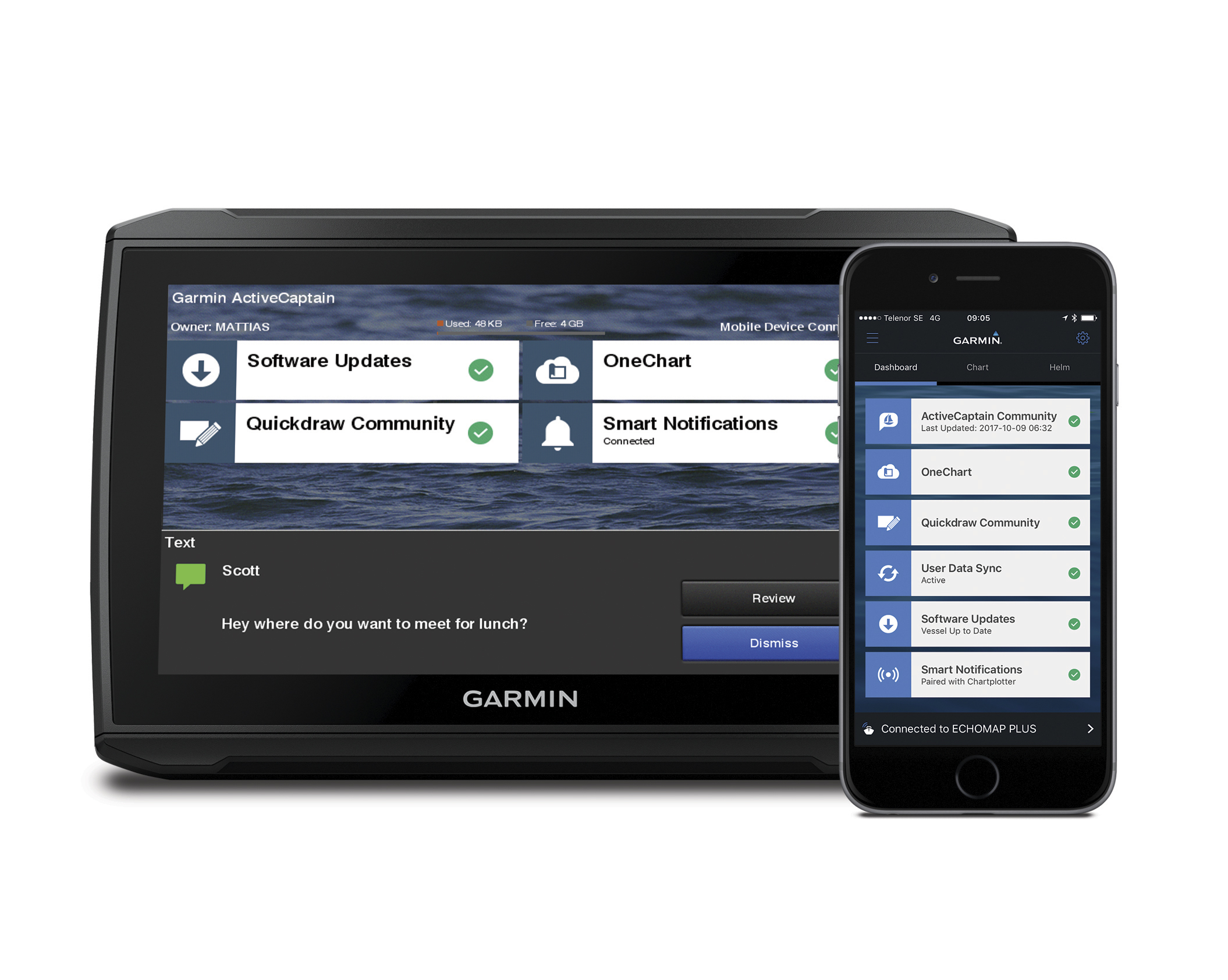 Garmin® the ultimate connected experience with the introduction of ActiveCaptain mobile app | Business Wire