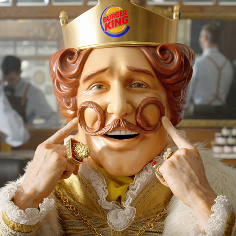 THE BURGER KING® KING SPORTS A NEW LOOK FOR MOVEMBER (Photo: Business Wire)