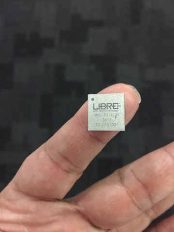 Revolutionary Libre Wireless MAVID device fully integrated voice-to-cloud system on a chip (Photo: Business Wire) 