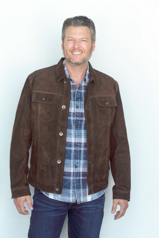 Macy’s has everything you need this holiday season; BS by Blake Shelton; Long-sleeve Woven $79, Suede Trucker Jacket $299 (Photo: Business Wire)