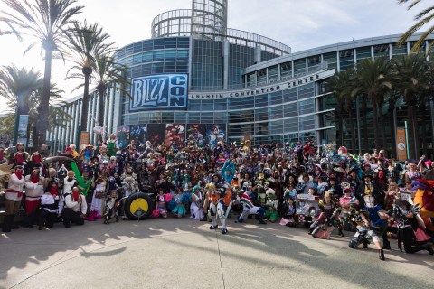 Hundreds of Blizzard community members dress up as their favorite Blizzard characters at BlizzCon 2017. (Photo: Business Wire)