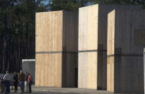 Second series of blast tests further demonstrates performance of mass timber structures. (Photo: Wood Products Council)