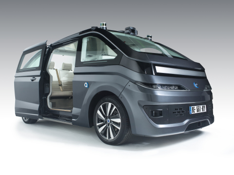 NAVYA's fully autonomous and electric-powered AUTONOM CAB