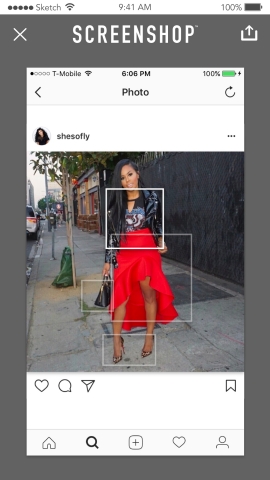 Introducing ScreenShop, new mobile app that turns your screenshots into a shoppable boutique (Photo: Business Wire)
