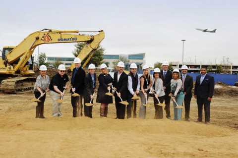 Construction begins on the First Freestanding Emergency Room & Urgent Care Facility on Airport Property in the United States (Photo: Business Wire)