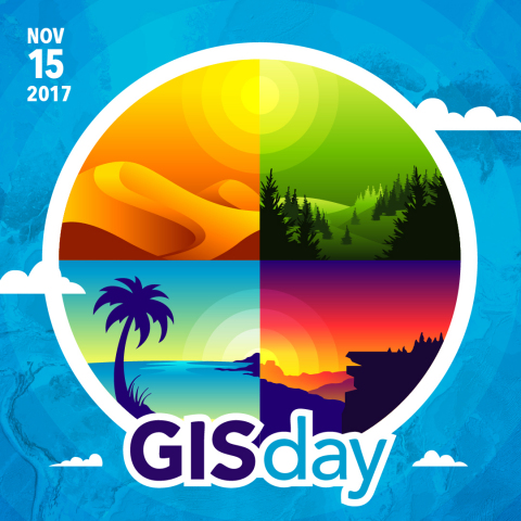 Esri, the global leader in spatial analytics, today announced that the nineteenth annual observation of GIS Day will take place on November 15, 2017. (Graphic: Business Wire)