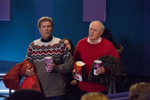 “Daddy’s Home 2" stars Will Ferrell and John Lithgow in Showcase Cinemas’ culminating scene of the hilarious holiday movie. (Photo courtesy of Paramount Pictures.)