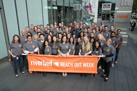 Riverbed employees to participate in week-long community service effort, REACH OUT Week, to positively affect over 30 global charities with over 1000 hours of community service (Photo: Business Wire)