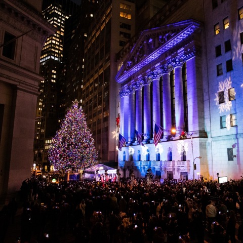 NYSE Christmas Tree (Photo: NYSE)