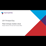 TechnipFMC 2017 Analyst Day - CFO Presentation