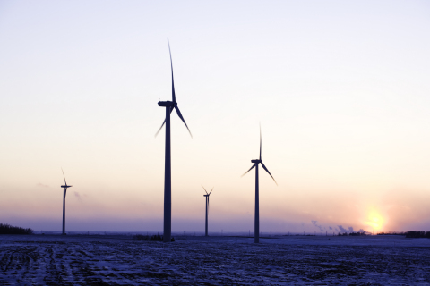 Avangrid Renewables' 150 MW MinnDakota Wind Farm, a portion of which is located in Brookings County, South Dakota, has been operating since 2008. (Photo: Business Wire)