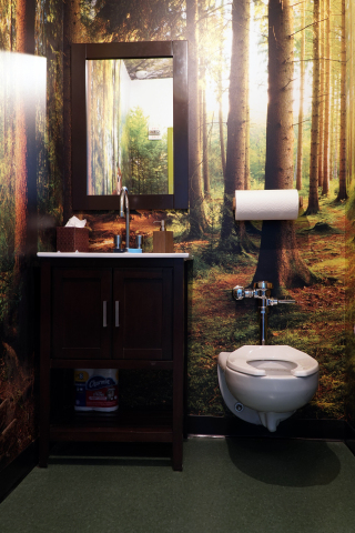 Charmin Restrooms “Dropping Logs Stall” (Photo: Business Wire)
