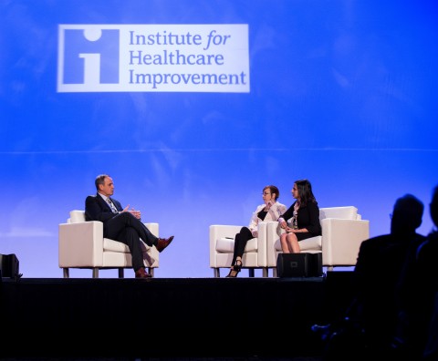 At IHI's National Forum on Quality Improvement in Health Care (Dec. 10-13, 2017), IHI President & CEO, Derek Feeley, Dr. Rana Awdish, and Tiffany Christensen discuss why true partnership between patients and clinicians has the potential to significantly change the face of health care. (Photo: Business Wire)