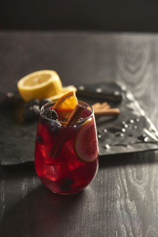 The new Hyatt House H Bar Sip + Snack menu features Red Sangria, which pairs nicely with the Taste of Tuscany Board (Photo: Business Wire)