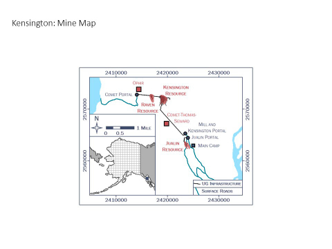 Kensington: Mine Map (Graphic: Business Wire)