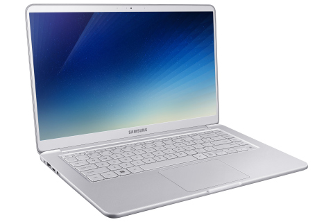 The Samsung Notebook 9 (2018), one of the lightest and thinnest notebook devices in its class, will be available in select countries starting in Dec. 2017 in Korea, and in the U.S. during the first quarter of 2018. (Photo: Business Wire)