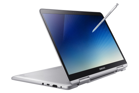 The Samsung Notebook 9 Pen, a thoughtfully refined design to the 2-in-1 PC, will be available in select countries starting in Dec. 2017 in Korea, and in the U.S. during the first quarter of 2018. (Photo: Business Wire)