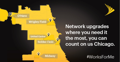 Network upgrades where you need it the most, you can count on us Chicago. (Graphic: Business Wire)