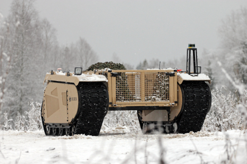 Milrem Robotics took the first step towards providing combat units with autonomous warfare systems last week when it successfully reached and demonstrated a significant milestone in its autonomy program - waypoint navigation. (Photo: Business Wire)
