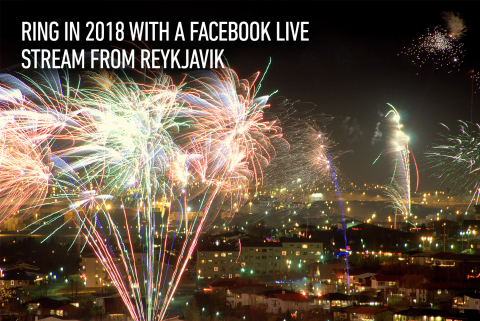 Watch more than 200,000 Icelanders ring in the new year with their famous fireworks display at 6:50 p.m. EST / 3:50 p.m. PST on December 31. (Photo: Business Wire)