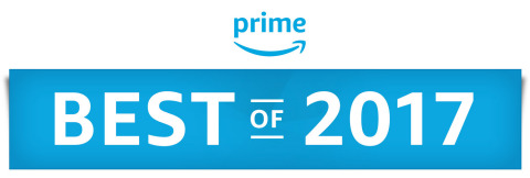 Best of Prime 2017 in the U.S. includes Fire TV Stick and Echo Dot, Prime Video: The Grand Tour, Prime Music: "Believer" by Imagine Dragons and Prime Reading: The Handmaid's Tale (Graphic: Business Wire)