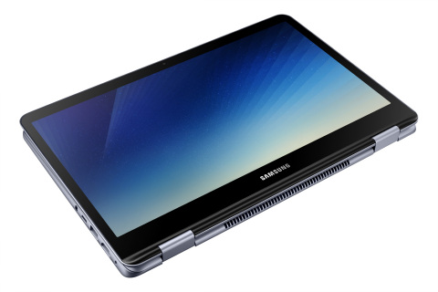 The Samsung Notebook 7 Spin (2018), is a versatile, easy-to-use notebook that is designed for the workplace, classroom and home, and will be available in select countries starting in the first quarter of 2018 in the U.S. (Photo: Business Wire)