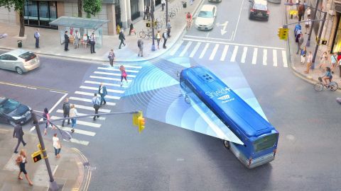 Mobileye and Spain’s Directorate General of Traffic will promote the benefits of the adoption of advanced driver assistance systems for municipal and private fleets to support improved road safety across Spain. (Credit: Mobileye/Intel)