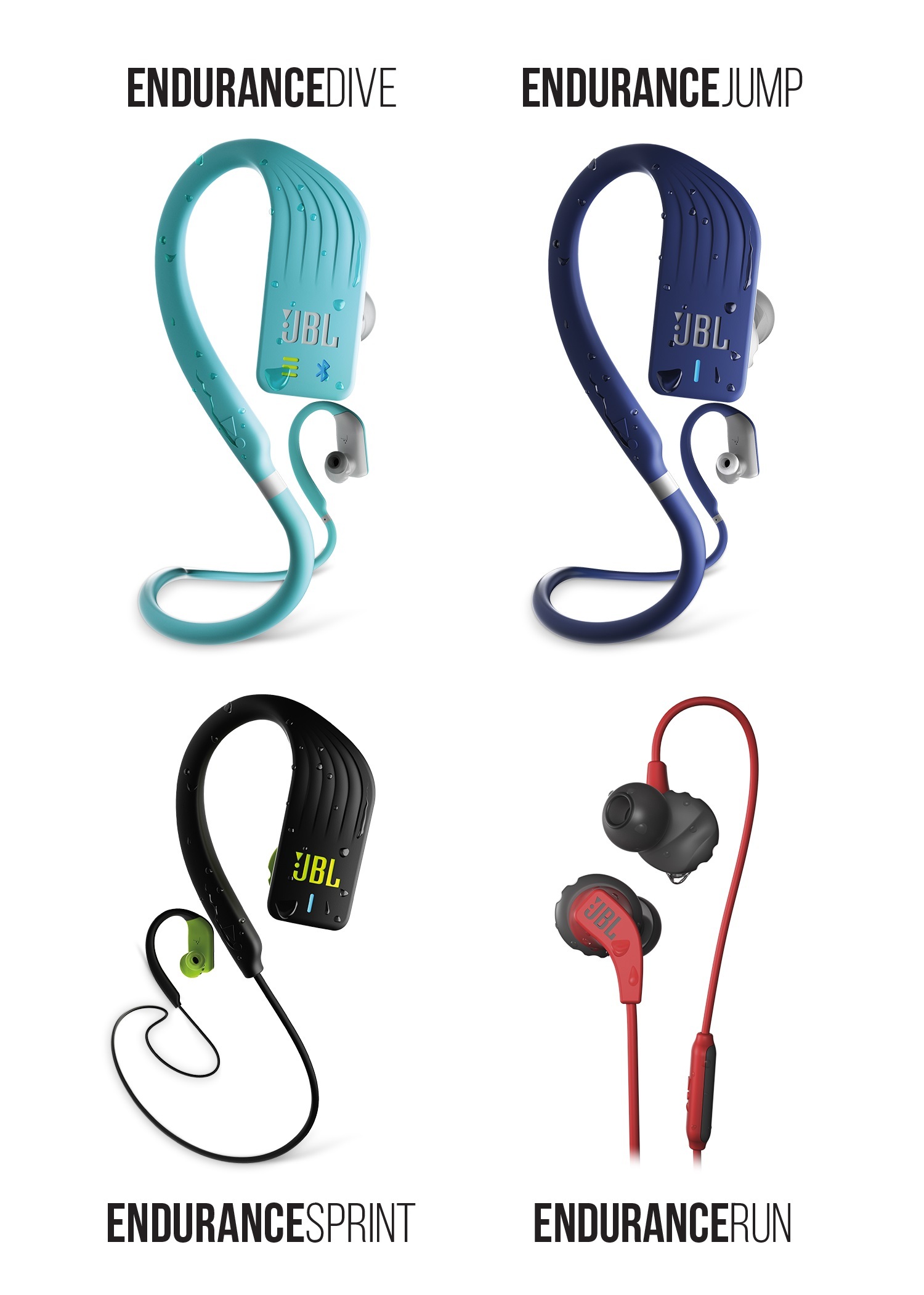 At placere Tilføj til Saks RUN, SPRINT, JUMP, DIVE: JBL® Introduces Endurance Headphones for Every  Sport | Business Wire