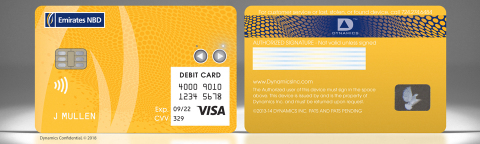 The Dynamics Inc and Emirates NBD Wallet Card™ (Photo: Business Wire)