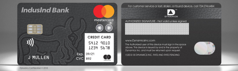 The Dynamics Inc and IndusInd Wallet Card™ (Photo: Business Wire)