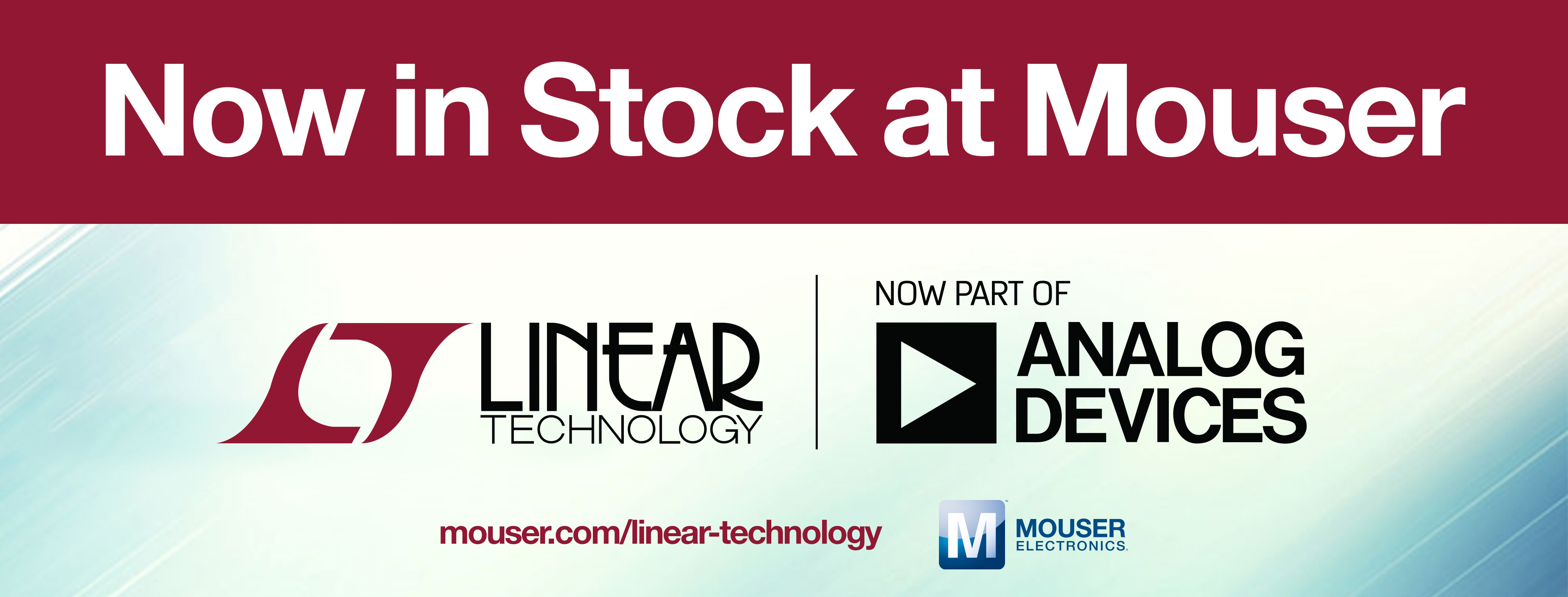 Mouser Now Stocking Linear Technology Portfolio from Analog Devices ...