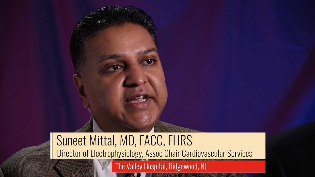 Suneet Mittal, MD, FACC, FHRS discussing the aMAZE Trial