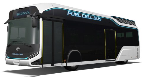 Fuel cell bus "SORA" concept model (Photo: Business Wire)