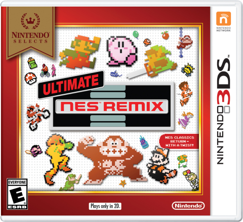 Starting on Feb. 5, Ultimate NES Remix is joining the Nintendo Selects library and will be available at a suggested retail price of only $19.99. (Graphic: Business Wire)