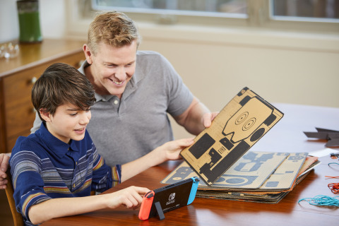 Make, Play, and Discover with Nintendo Labo! Simply have fun making DIY cardboard creations called Toy-Con, bring them to life with the technology of the Nintendo Switch system to play games, and discover the magic behind how Toy-Con works. The Nintendo Labo Robot Kit (pictured) lets you build a Toy-Con Robot suit to wear, control, and turn yourself into an interactive on-screen robot. Nintendo Switch system required (sold separately). (Photo: Business Wire)
