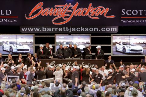 Former U.S. President George W. Bush attended the Barrett-Jackson 47th Annual Scottsdale Auction (Photo: Business Wire)