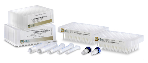 Waters New Oasis PRiME MCX Cartridges and Plates Remove Phospholipids and Other Interferences from Biological Matrices (Photo: Business Wire).