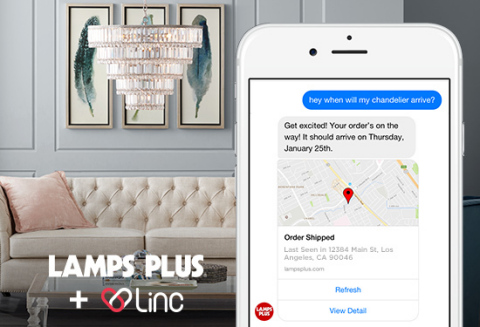 Linc powers automated customer care for Lamps Plus (Photo: Business Wire)