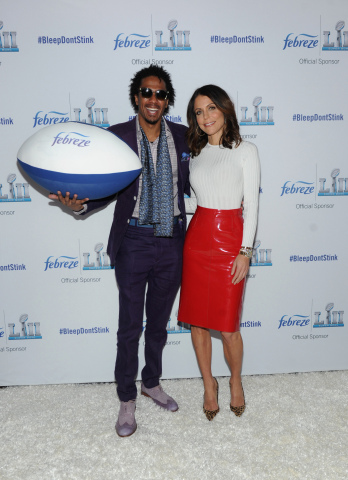 Bethenny Frankel and Nick Cannon debut Febreze's new Super Bowl ad campaign on Thursday, January 25, in New York. This year, Febreze will introduce the world to the only man whose #BleepDontStink - a fecal anomaly named Dave. The campaign reminds people that Dave and his odorless bleep won't be in attendance at their Super Bowl parties and encourages them to prepare for game time by purchasing Febreze. To find out more about the man whose #BleepDontStink, please visit www.youtube.com/febreze (Photo by Diane Bondareff/Invision for Febreze/AP Images)