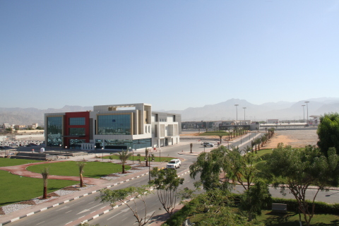 The grounds of the American University of Ras Al Khaimah (Photo: AETOSWire)