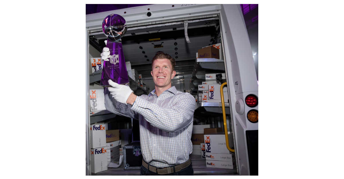 FedEx Delivers Vince Lombardi Trophy to Super Bowl LVI in Los Angeles